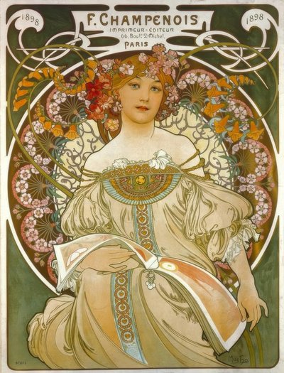 F. Champenois / Tiskárna - Vydavatel (..) od Alphonse Mucha