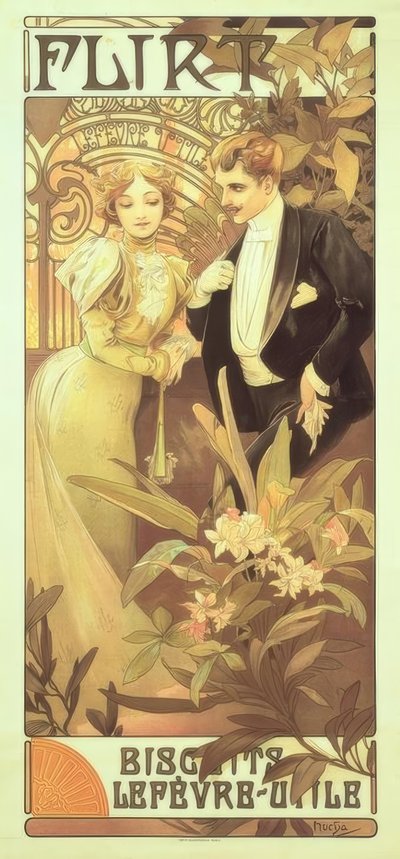 Flirtovat od Alphonse Mucha