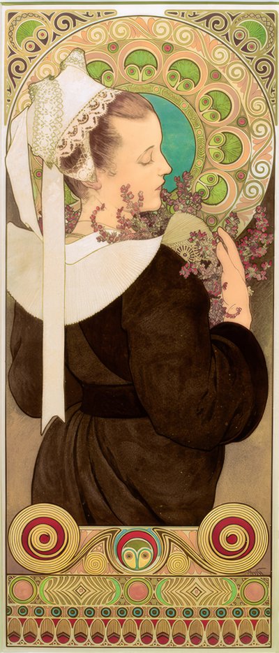 Heather od Alphonse Mucha