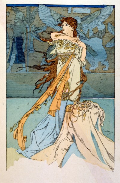 Závěsný od Alphonse Mucha