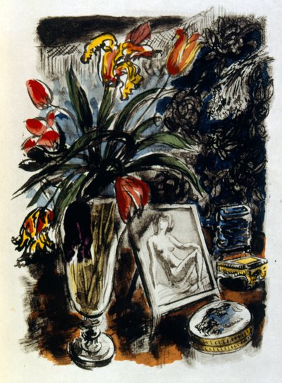 Ilustrace alphonse Muchy ke knize 