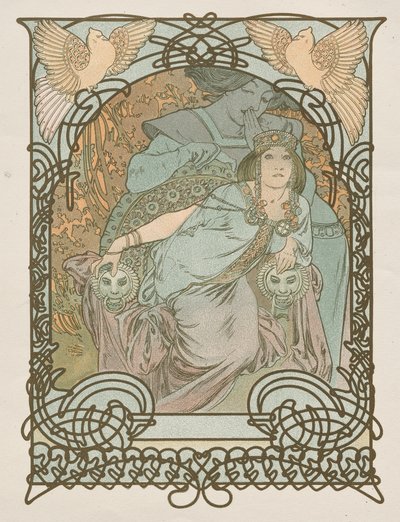 Ilsee, princezna z Tripolisu od Alphonse Mucha