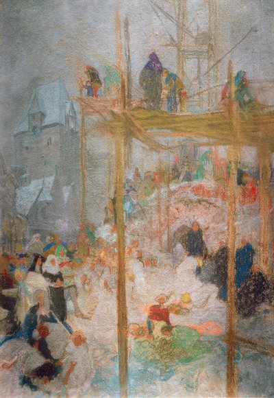 Johann Militsch von Kremsier / Studie pro Triptych v. A. Mucha od Alphonse Mucha