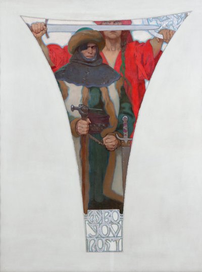 Jan Žižka, 1911 od Alphonse Mucha