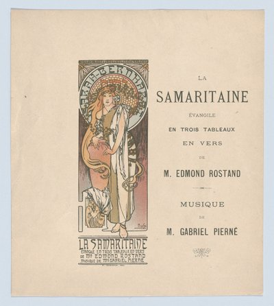 La Samaritaine, 1897 od Alphonse Mucha