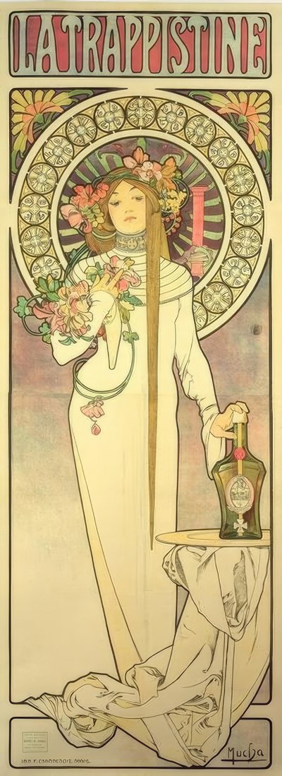 La Trappistine od Alphonse Mucha