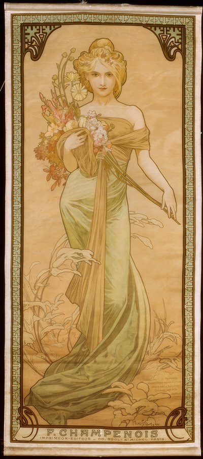 Jaro od Alphonse Mucha