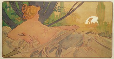 Svítání od Alphonse Mucha