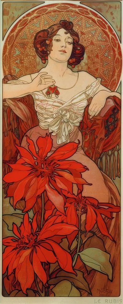 Vtírat od Alphonse Mucha
