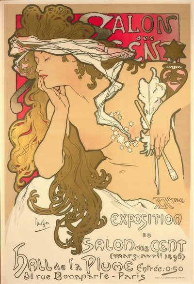 Salon des Cent od Alphonse Mucha