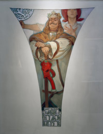 Tvůrčí síla - Jan von Pernštejn od Alphonse Mucha