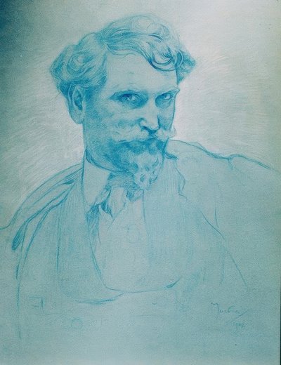 Autoportrét od Alphonse Mucha