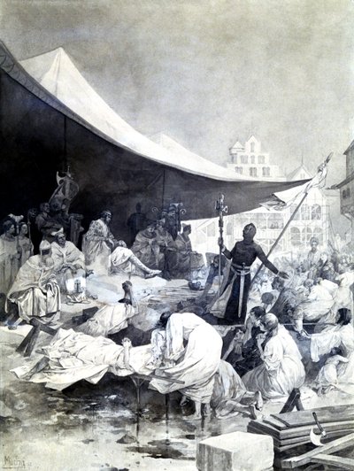 Kříž, c1900-1939 od Alphonse Mucha