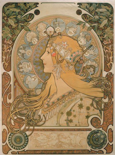 Zvěrokruh od Alphonse Mucha