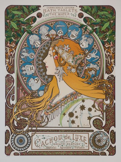 Zodiac Zodiac, 1896. od Alphonse Mucha