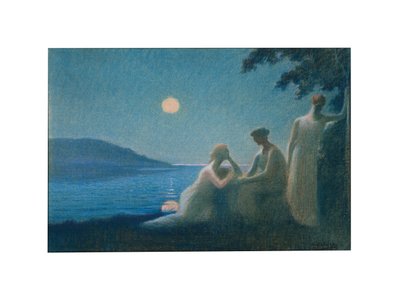 Pod měsíčním paprskem, kolem roku 1895 od Alphonse Osbert