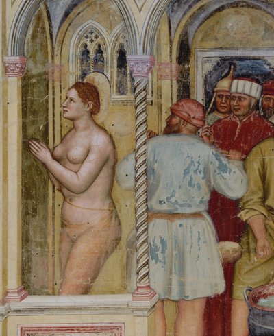 Umučení svaté Lucie (freska) od Altichiero da Zevio