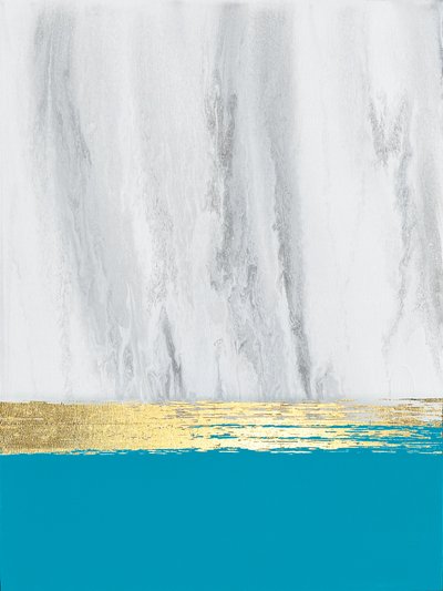 Modrozelený zlatý horizont od Alyson Storms