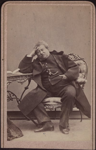 Autor Alexandre Dumas otec 1802-1870, cca 1868. od Amand Helm