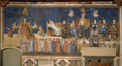 Alegorie dobré vlády od Ambrogio Lorenzetti