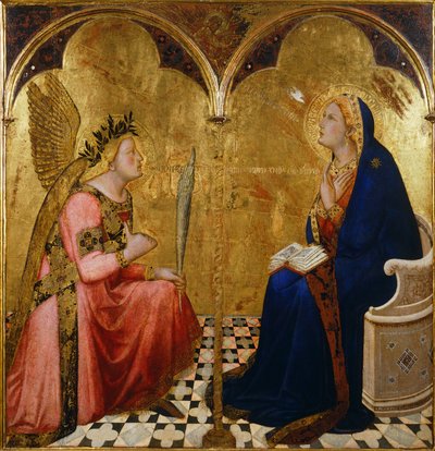 Zvěstování od Ambrogio Lorenzetti