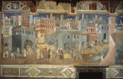 Dobrá správa věcí veřejných od Ambrogio Lorenzetti