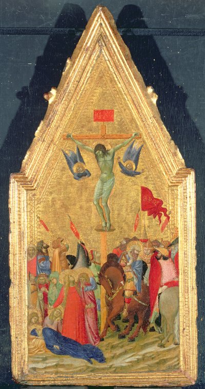 Ukřižování, kolem 1348-49 (tempera a plátkové zlato na panelu) od Ambrogio Lorenzetti