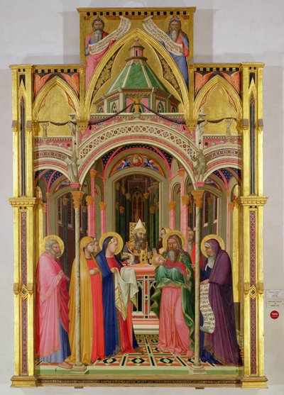 Prezentace v chrámu, 1342 (tempera na panelu) od Ambrogio Lorenzetti