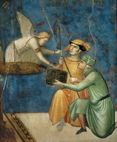 Alegorie dobré vlády ... (nástěnná malba) od Ambrogio Lorenzetti