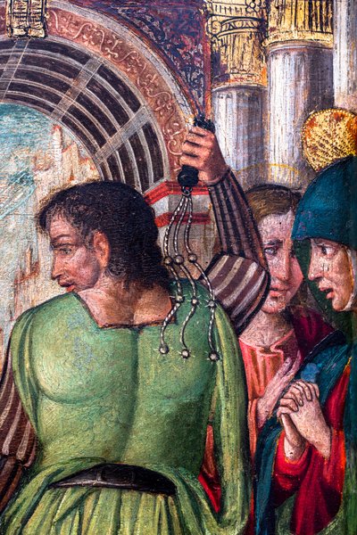 Bičování Krista od Ambrogio da Fossano (c.1460-1523) (circle of)