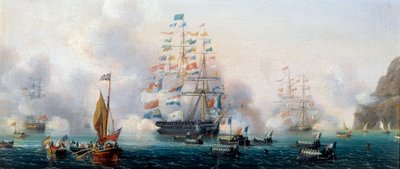 Translation des ashes de Napoleon I le 7/10/1840 Malba Ambroise Louis Garneray (1783-1857) 19. století Sevres, archive de la production - Přenesení popela Napoleona I. dne 7. října 1840. Obraz Ambroise Louis Garneray (1783-1857) od Ambroise Louis Garneray
