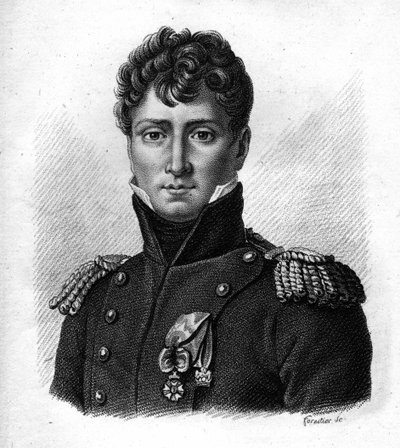 Auguste de Colbert (1777-1809), francouzský generál v „Portrétech francouzských generálů“. Vyryl Ambroise Tardieu v roce 1818. Sbírka Stella od Ambroise Tardieu