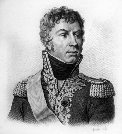Jean Louis Ebenezer REYNIER (1771-1814) - v „Portrétech francouzských generálů po vítězstvích a výbojích Francouzů““. Vyryl Ambroise Tardieu v roce 1818. Sbírka Stella. od Ambroise Tardieu