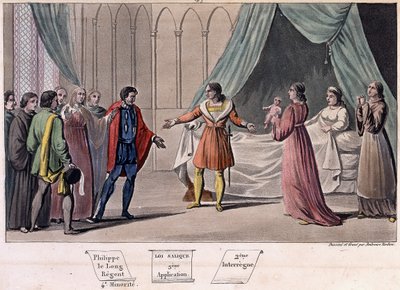 Jan I. posmrtný (1316-1316), se narodil jako král a po 6 dnech zemřel. - Navrhl a vyryl Ambroise Tardieu v roce 1825. od Ambroise Tardieu