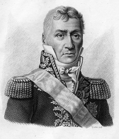 Louis Friant (1758-1829) - v „“ Portréty francouzských generálů po vítězstvích a výbojích Francouzů““. Vyryl Ambroise Tardieu v roce 1818. Sbírka Stella. od Ambroise Tardieu