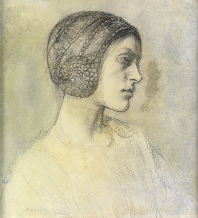 Anais, Wearing a Beguin, c.1822 od Ambrose McEvoy