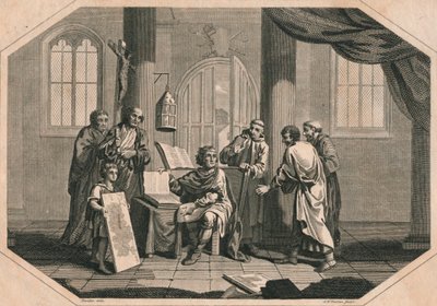 Alfréd Veliký, 1808, rozdělení Anglie na County, Hundreds & Tythings od Ambrose William Warren