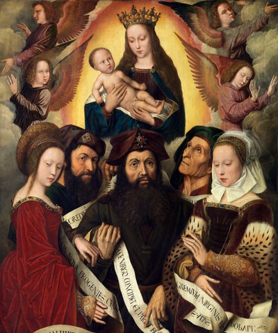 Deipara Virgo (olej na panelu) od Ambrosius Benson