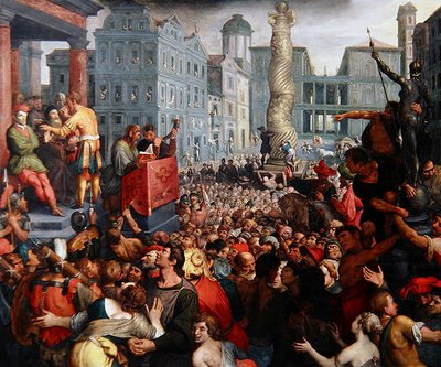The Judgment of Zaleucus, c.1606 (olej na panelu) od Ambrosius the Elder Francken or Franck