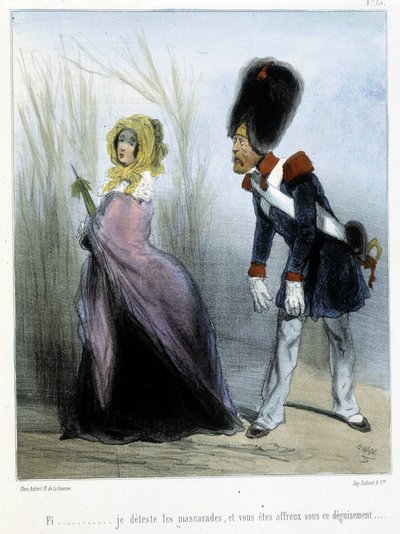 Karikatura - v "" Madeleines"" od Chama, v. 1870-1880 od Amédée de Noé