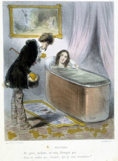 Politesse - v "" Madeleines"" od Chama, v. 1870-1880 od Amédée de Noé