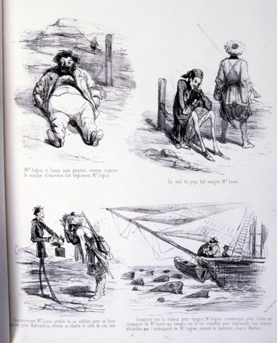 ilustrace pro Umění výkrmu a hubnutí od Amédée de Noé