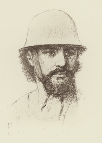 Přilba z doby bronzové (litho) od Amedee (after) Forestier