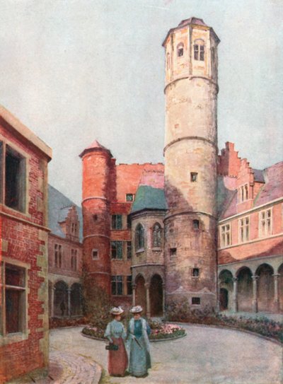 Arriere Faucille (Achter Sikkel), Gent (barevná litografie) od Amedee (after) Forestier