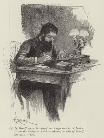 Slepá láska, Wilkie Collins od Amedee Forestier