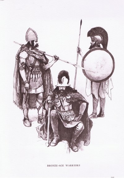 Válečníci z doby bronzové, ilustrace z knihy The Roman Soldier