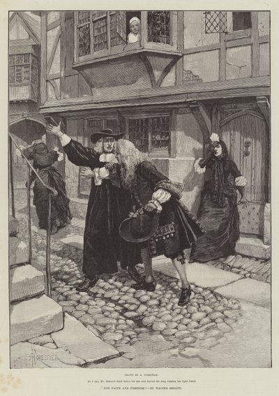 Za víru a svobodu, Walter Besant od Amedee Forestier