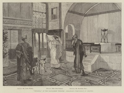 Hypatia, v divadle Haymarket, Issacharovo Pokušení Oresta od Amedee Forestier