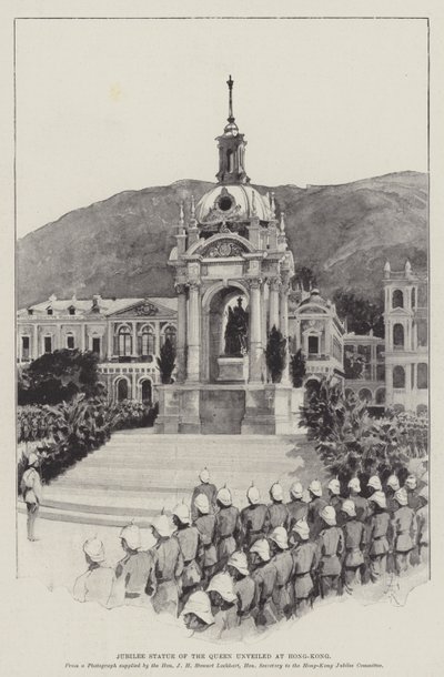 Jubilejní socha královny odhalena v Hongkongu od Amedee Forestier