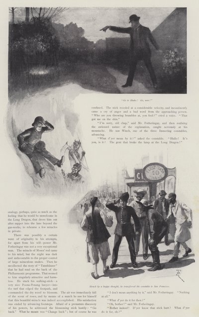 Muž, který dokázal dělat zázraky, H G Wells od Amedee Forestier